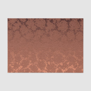 Elegant Rustic Terracotta Herfst Floral Tissuepapier