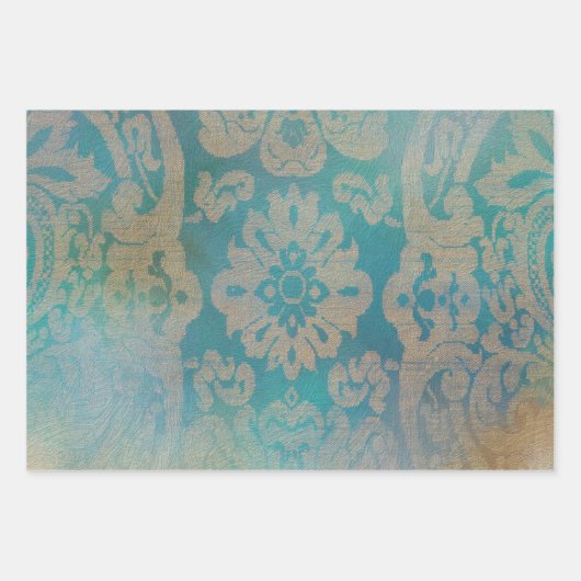 Elegant Rustic  Texture Decoupage Inpakpapier Vel (Voorkant 3)