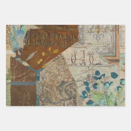 Elegant Rustic  Texture Decoupage Inpakpapier Vel (Voorkant 2)