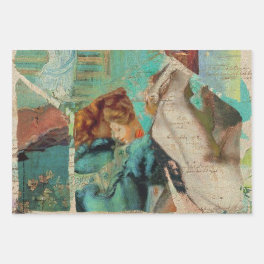 Elegant Rustic  Texture Decoupage Inpakpapier Vel (Voorkant)