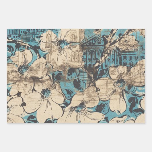 Elegant Rustic  Texture Decoupage Inpakpapier Vel (Voorkant)