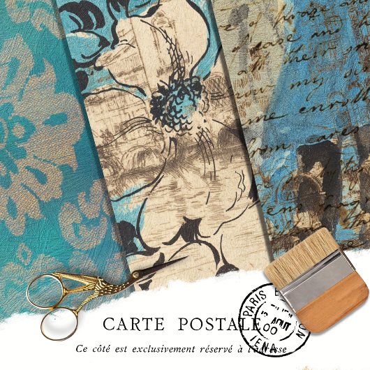 Elegant Rustic  Texture Decoupage Inpakpapier Vel