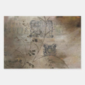 Elegant Rustic  Texture Decoupage Inpakpapier Vel (Voorkant 3)