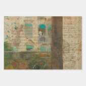 Elegant Rustic  Texture Decoupage Inpakpapier Vel (Voorkant)