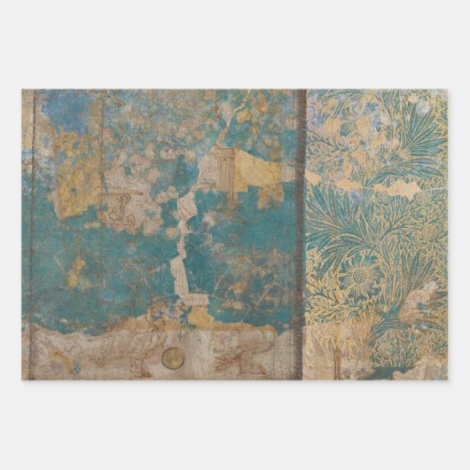 Elegant Rustic Texture Decoupage Inpakpapier Vel (Voorkant 3)