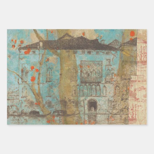 Elegant Rustic  Texture Decoupage Inpakpapier Vel (Voorkant)