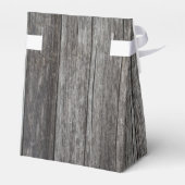 Elegant rustiek schuur hout bedankdoosjes (Achterkant)