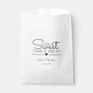 Elegant rustiek script liefde is lief huwelijk bedankzakje