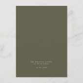 Elegant rustige fazant jacht herfstdiner menu (Achterkant)