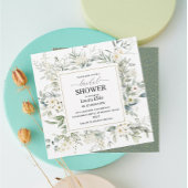 Elégant Rustique Eucalyptus Feuilles Invitation