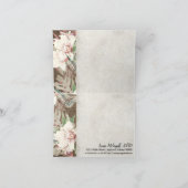 Élégant rustique Merci de feuillage floral tropica (Intérieur)