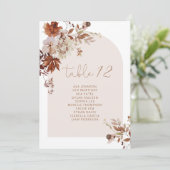 Elégant Rustique Table d'automne Sièges Cartes de  (Debout devant)