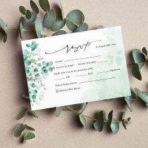 Elegant Rustische Botanische Eucalyptusbladeren