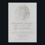 Elégant sable de plage Dollar Mariage Invitations<br><div class="desc">Elégante plage sable dollar mariage invite! Elégante plage sable dollar thèmes mariages! Elégante plage rustique sable dollar tout! Découvrez ces invitations de plage de sable fin pour mariages cette minute sur Zazzle. Profitez de l'expérience do-it-yourself en éditant le modèle de conception de carte d'invitation avec n'importe quelle de vos informations...</div>
