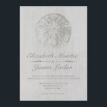 Elégant sable de plage Dollar Mariage Invitations<br><div class="desc">Elégante plage sable dollar mariage invite! Elégante plage sable dollar thèmes mariages! Elégante plage rustique sable dollar tout! Découvrez ces invitations de plage de sable fin pour mariages cette minute sur Zazzle. Profitez de l'expérience do-it-yourself en éditant le modèle de conception de carte d'invitation avec n'importe quelle de vos informations...</div>