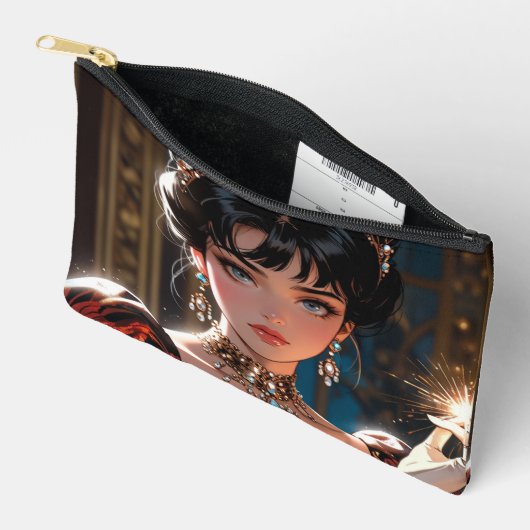 Élégant sac à coudre pour impression (Ouvrir)