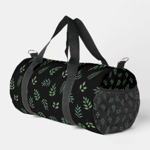 Élégant sac à dos Motif à feuilles vertes