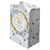 Élégant sac à Parties scintillant en or Dusty Swee (Dos Angle)