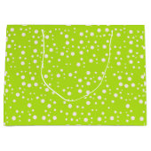 Élégant sac cadeau esthétique vert (Devant)