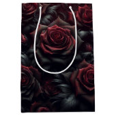 Élégant sac cadeau Rose foncé (Devant)