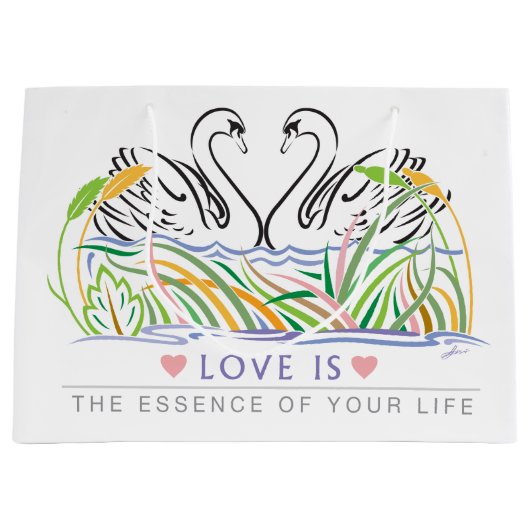 Élégant sac cadeau tendance (Devant)