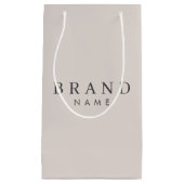 Élégant sac d'achat de papier petit format personn (Devant)