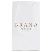 Élégant sac d'achat de papier petit format personn (Devant)