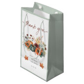 Élégant sac de faveur de douche nuptiale d'automne (Devant Angle)