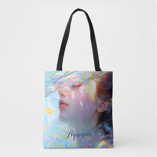 Elégant Sac fourre-tout céleste Aquarius (Devant)