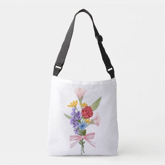 Elégant Sac fourre-tout de bouquet floral - Élégan (Devant)