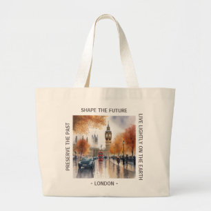 Élégant Sac fourre-tout de scène d'automne de Lond