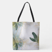 Élégant sac fourre-tout feuille (Devant)