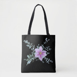 Elégant Sac fourre-tout Floral - Design Fleur Rose