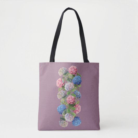 Elégant Sac fourre-tout Floral Hydrangea (Devant)