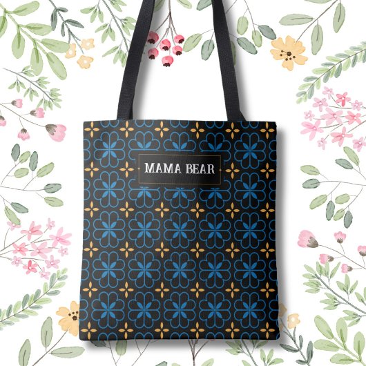 Elégant Sac fourre-tout Motif de Mama Bear sur mes