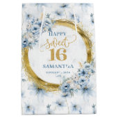 Élégant sac Parties scintillant en or Sweet sixtee (Devant)