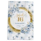 Élégant sac Parties scintillant en or Sweet sixtee (Dos)