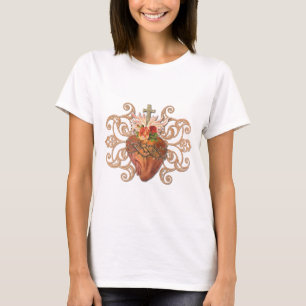 Elegant Sacred Heart T-shirt