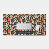 Elégant Safari Animal Skin Leopard spot Girly (Clavier et souris)