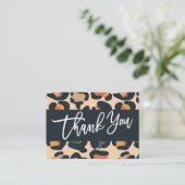 Elegant Safari Bedankt voor je aankoop Informatiekaartje (Staand voorkant)