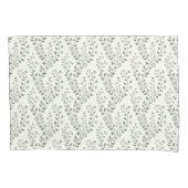 Elegant Sage Cream Minimalist Boho Floral Pattern Kussensloop (Voorkant)