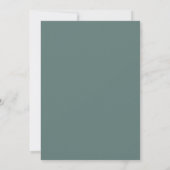 Elegant Sage Gray 60th Birthday Invitation (Dos)