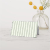 Elegant Sage Green Cherub Wedding Place Card (Achterkant)