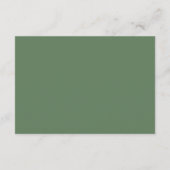 Elegant Sage Green Eucalyptus Wedding RSVP Reply C (Dos)