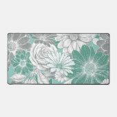 Elégant Sage Green Florals Mat de bureau (Recto)