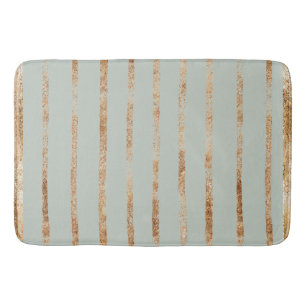 Elegant Sage Green Gold Badmat