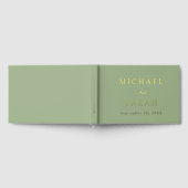 Elegant Sage Green Gold Modern Minimalist Wedding (Complet)