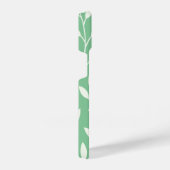 “Elegant Sage Green Leaf Phone Case with Trendy iPhone Hoesje (Rechterkant)