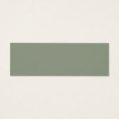 Elegant Sage Green Mariage Website Carte Rsvp (Dos)