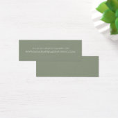 Elegant Sage Green Mariage Website Carte Rsvp (Bureau)